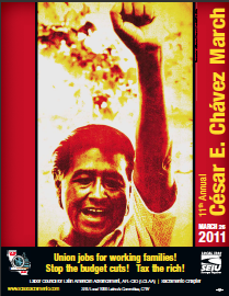 Cesar Chavez March poster 2011